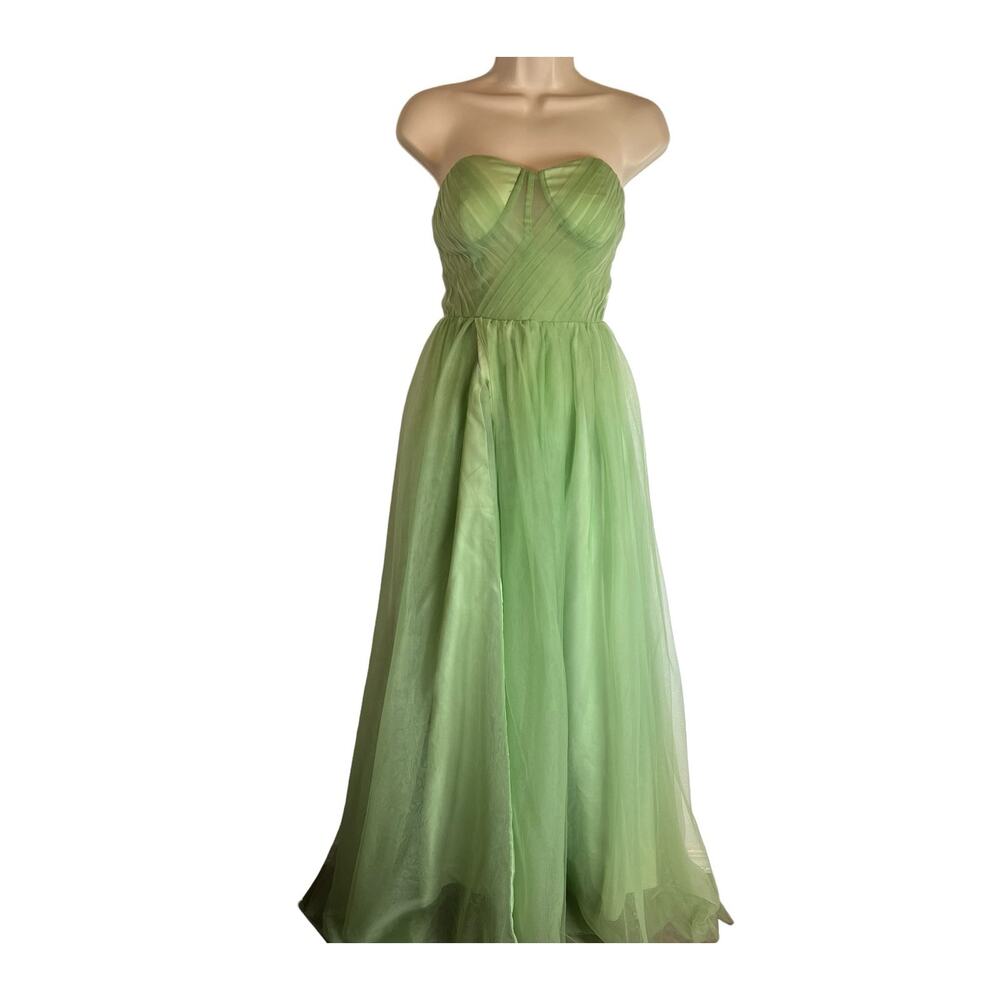 Unbranded Green Formal Dress Gown Xs S Prom Costume Homecoming Evening